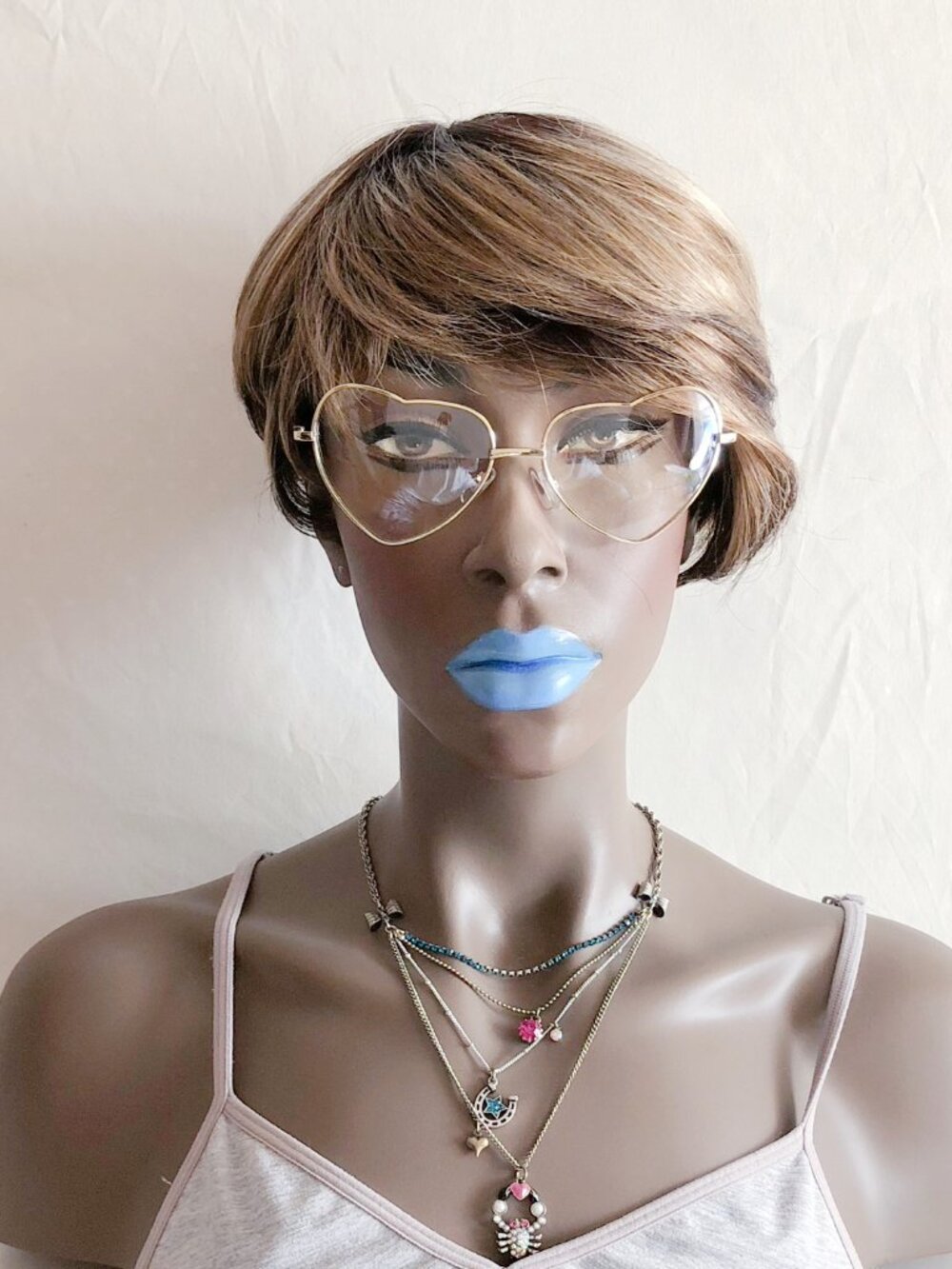 Heart Shape Clear Lens Glasses